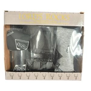 Lord's Rocks "The Gentlemen's Pack: Boxer Brief, Socks, Whiskey Glass & 2 Stones